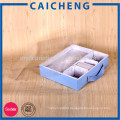 High quality pvc cover slot babywear clothes packaging box